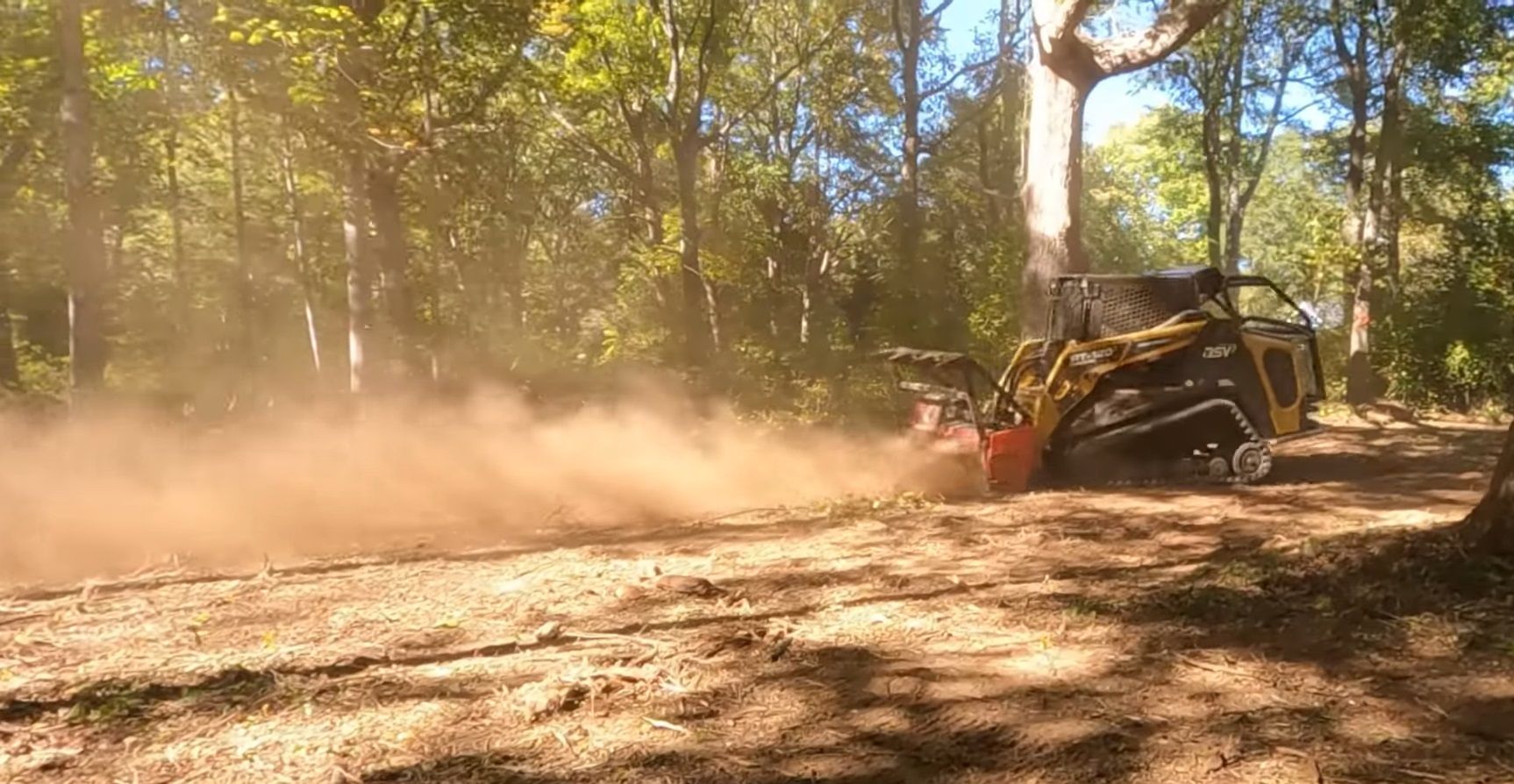 olive grove mulching